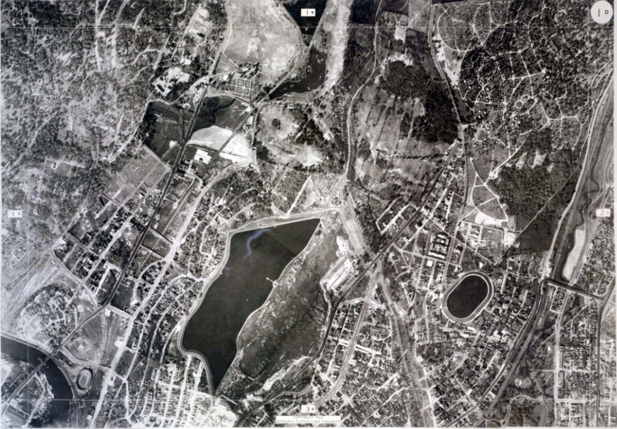 Kingsbridge Heights aerial view 1924