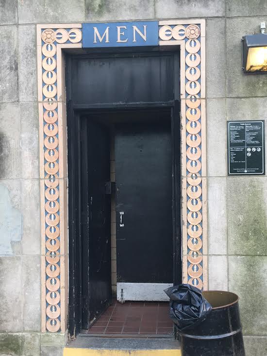 East River Park comfort station door