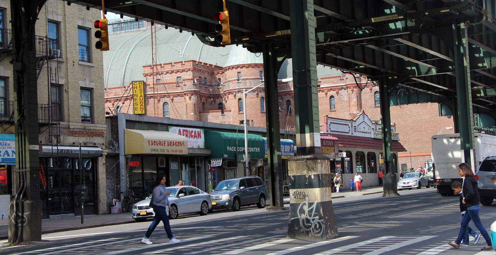 Jerome Avenue at East 193rd Street, Bronx NY, April 2015