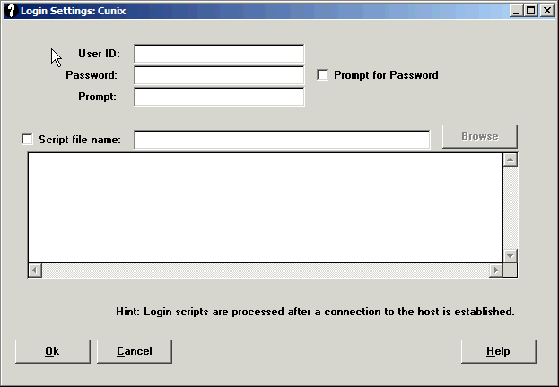 (The Login Page)
