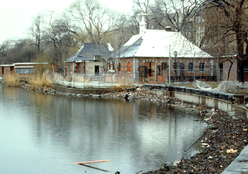 Harlem Meer Boathouse 1970s