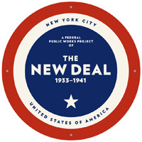 NYC New Deal medallion