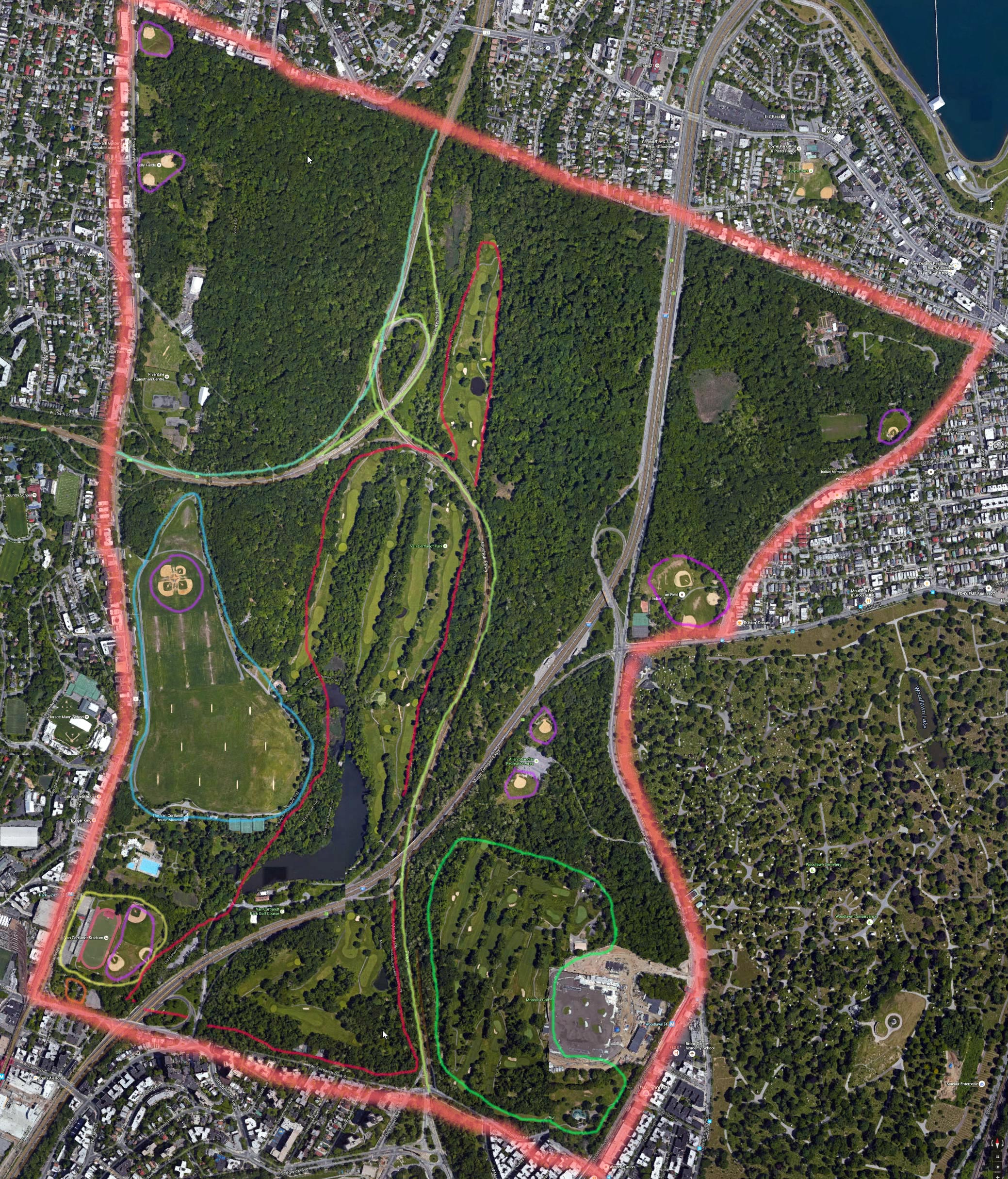 Van Cortlandt Park Map Van Cortlandt Park - Photo #1